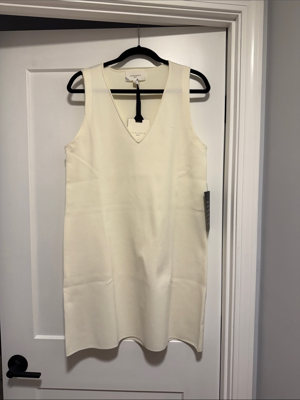 Pomander Place ivory knit Bixby Dress